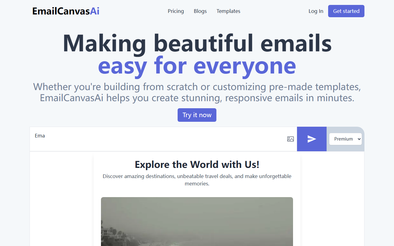 EmailCanvasAI screenshot