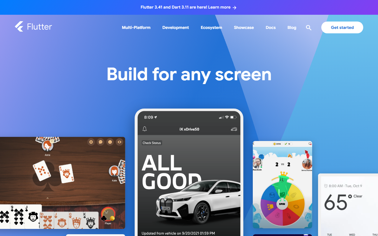 Flutter screenshot