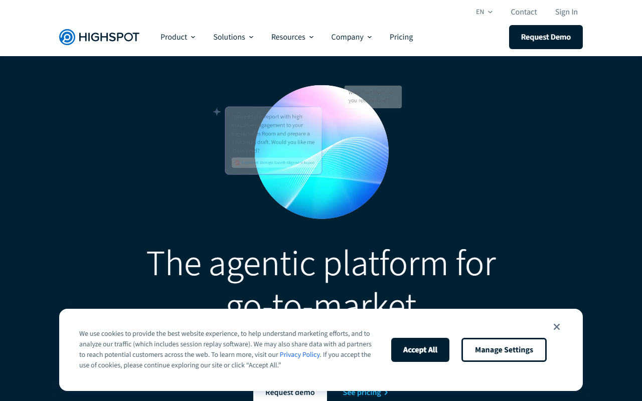 Highspot screenshot
