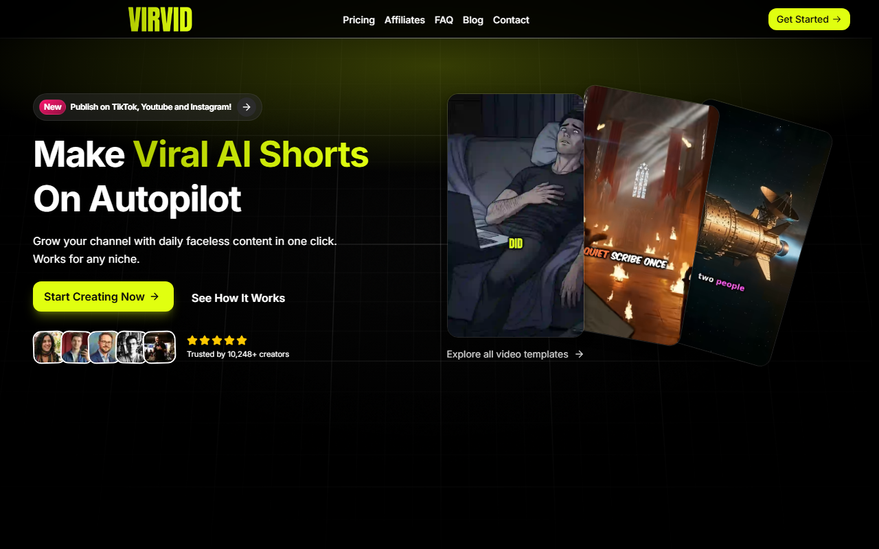 Virvid screenshot
