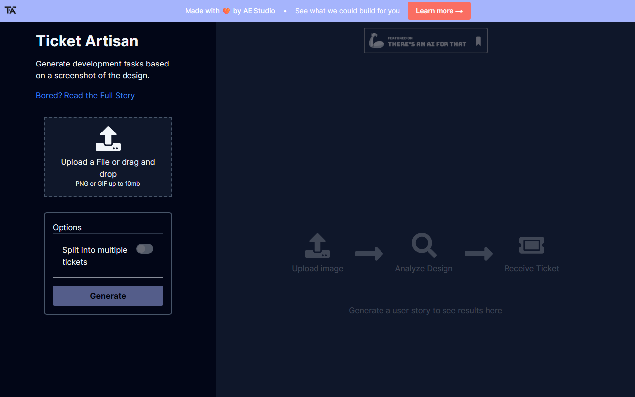 Ticket Artisan screenshot