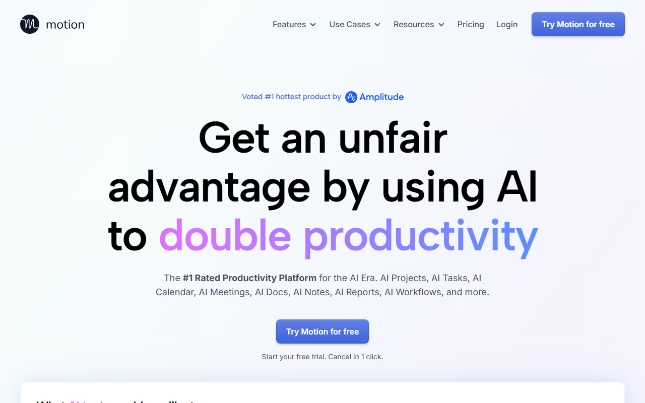 Motion screenshot