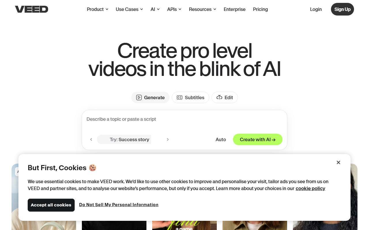 VEED screenshot