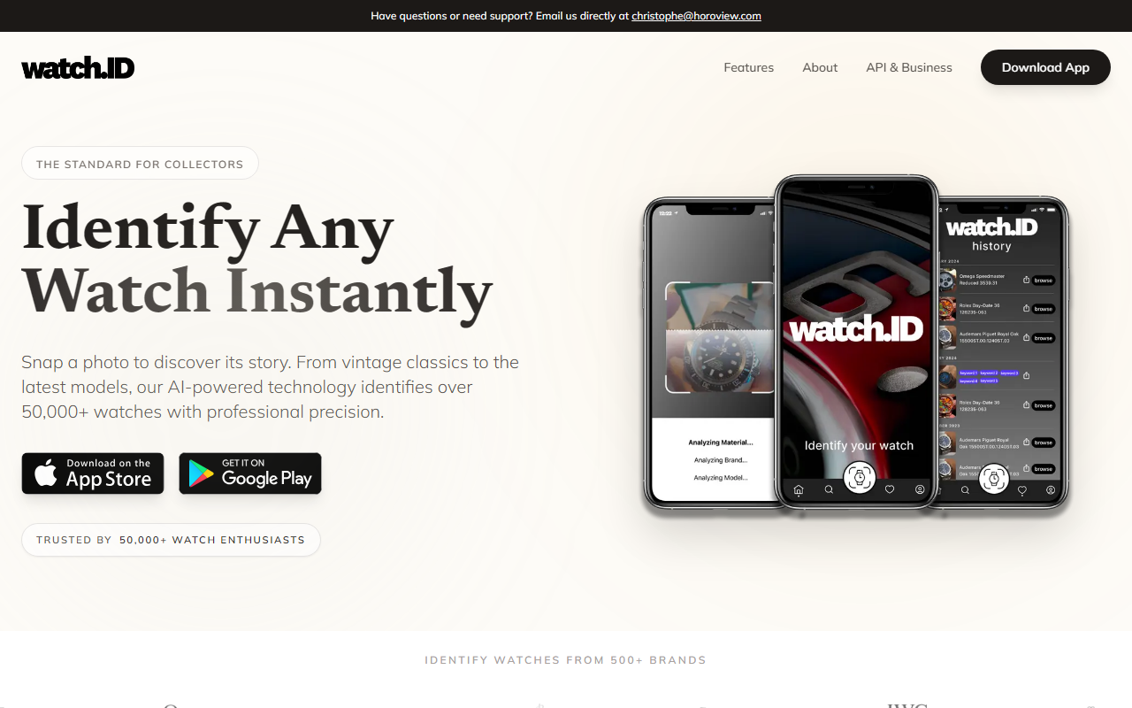 watchID screenshot