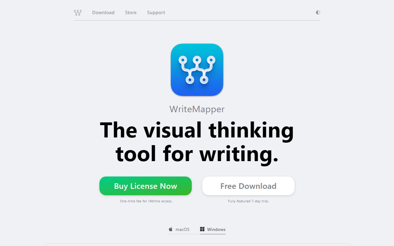 WriteMapper screenshot